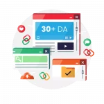 30+ DA Backlinks – Dofollow