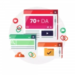 70+ DA Backlinks – Dofollow