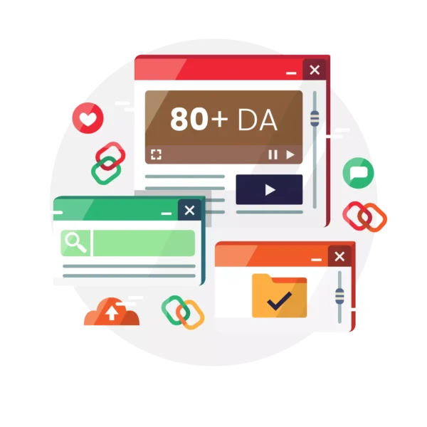 80+ DA Backlinks - Dofollow
