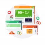 90+ DA Backlinks